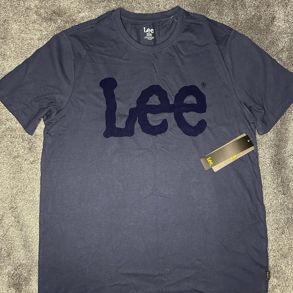 NEW Lee Men's Dark Blue Short Sleeve Tee